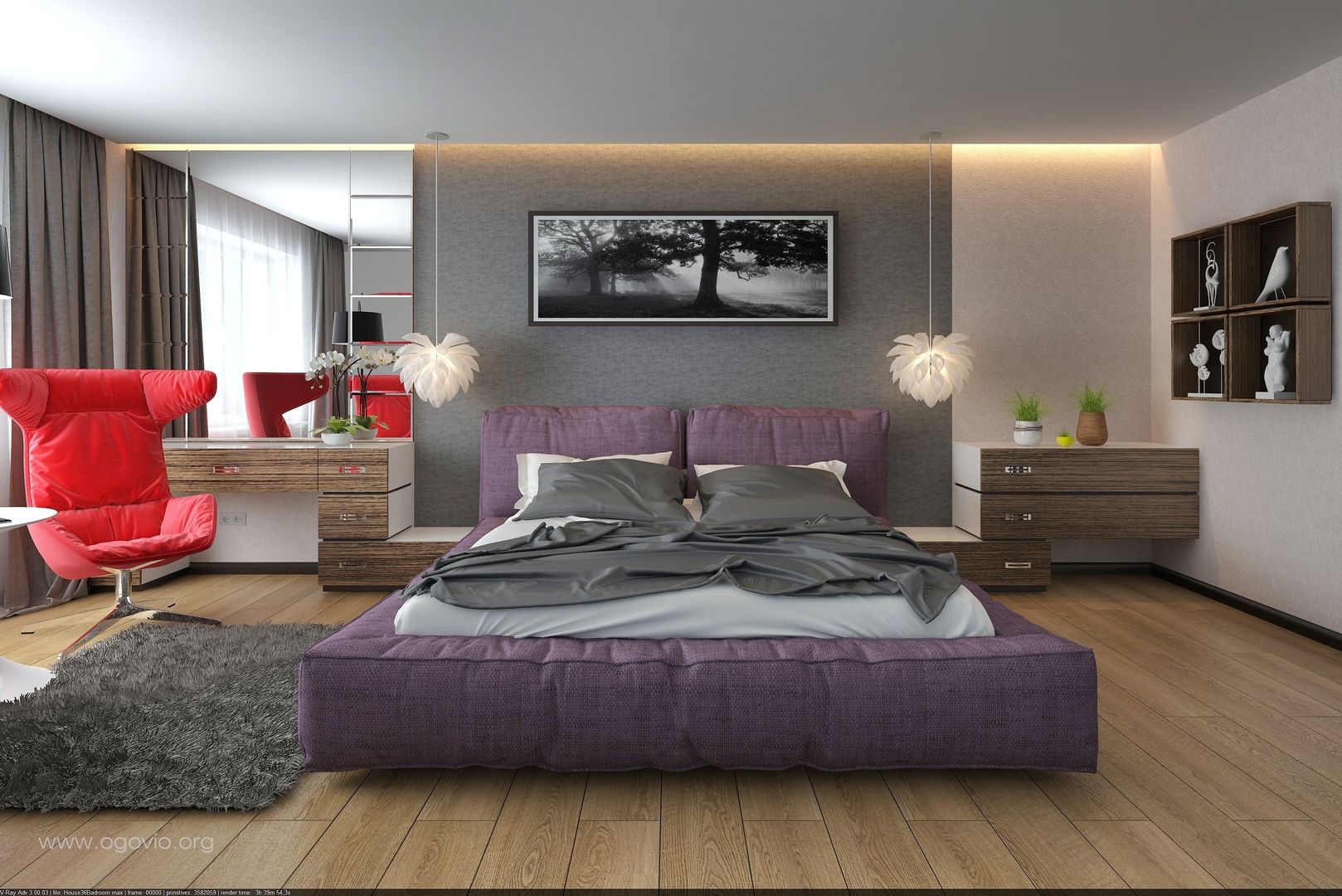 Уютное гнездышко, VIO design VIO design Minimalist bedroom