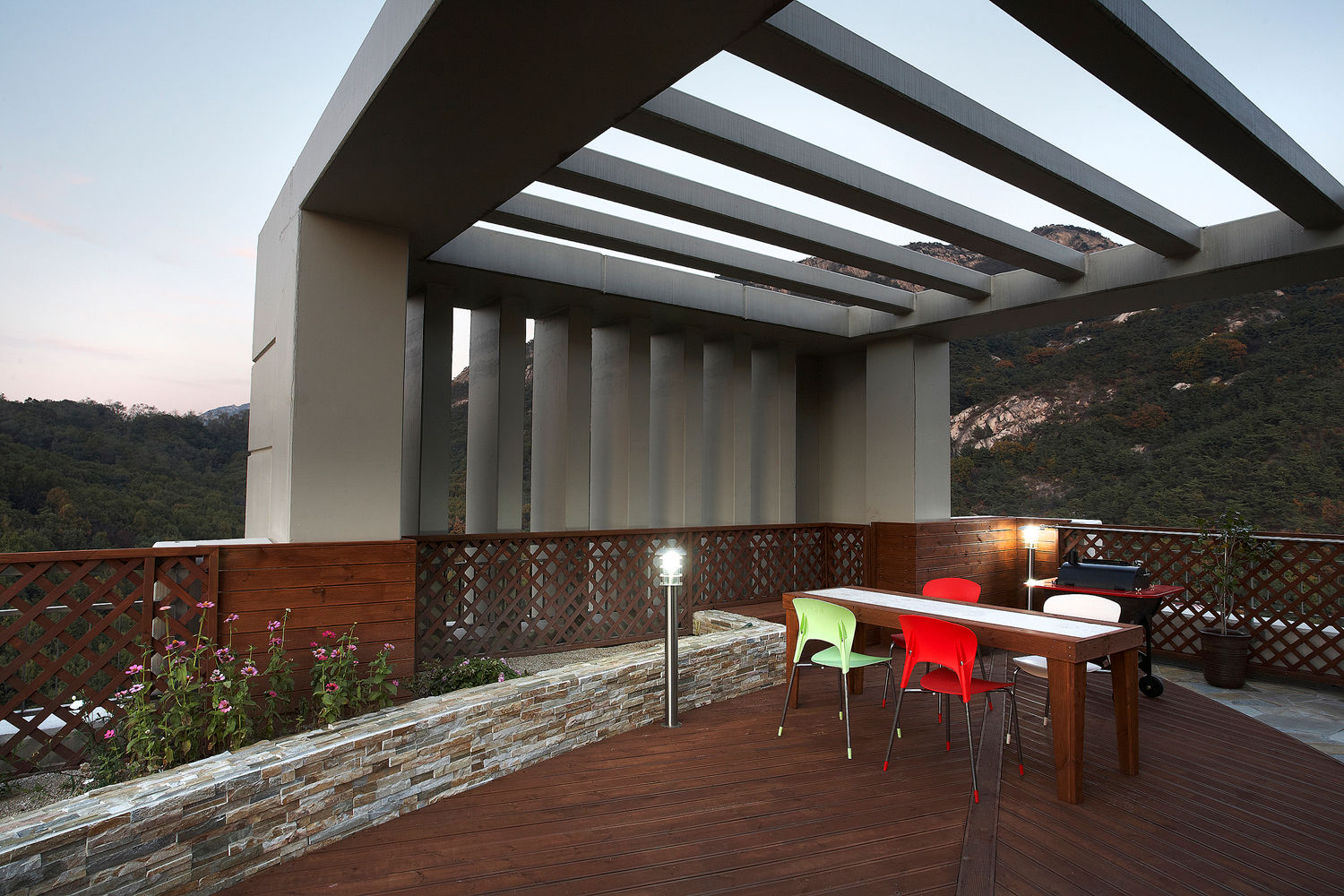 은평 힐스테이트, Hauan Hauan Balcones y terrazas modernos