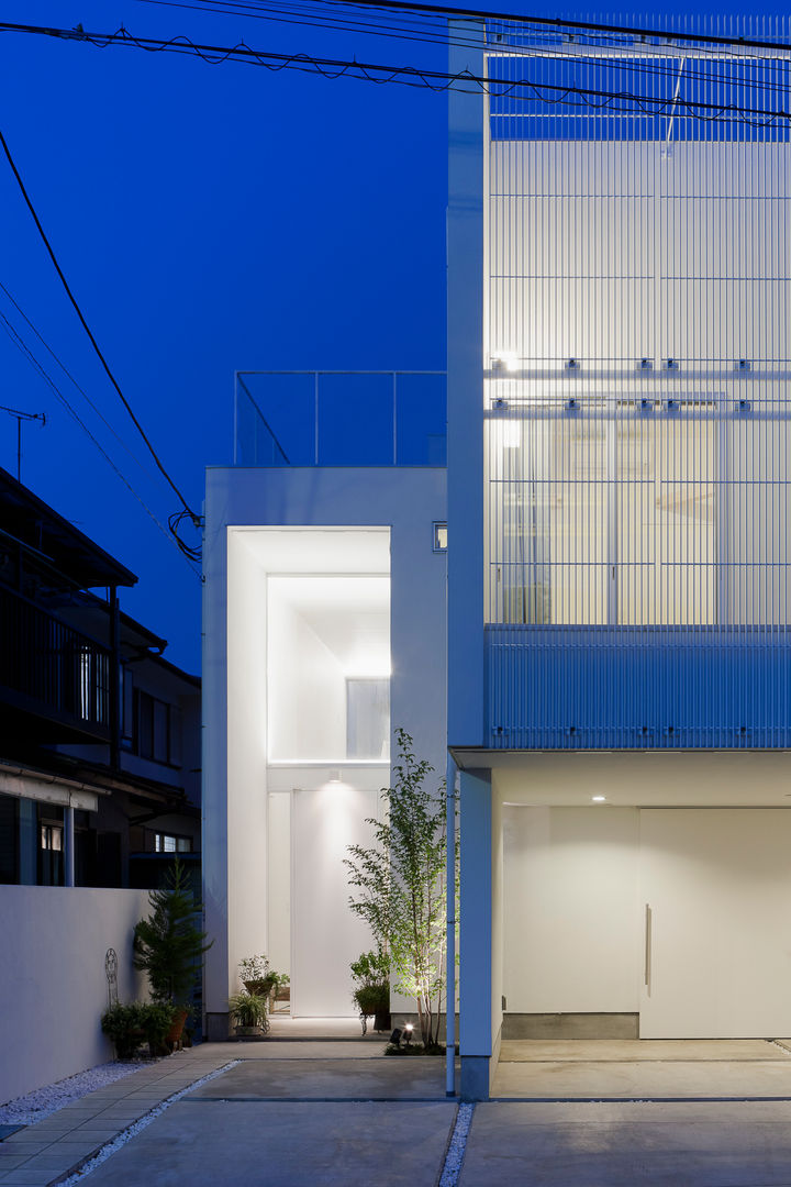 ODAWARA COURTYARD HOUSE, AIDAHO Inc. AIDAHO Inc. 現代房屋設計點子、靈感 & 圖片