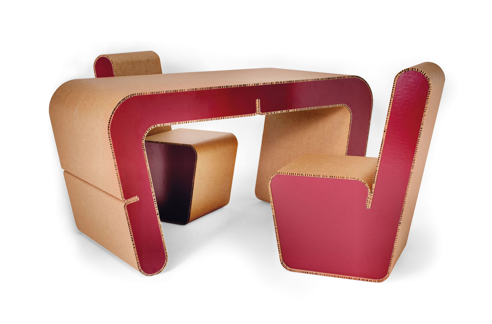 Snake Collection, Origami Furniture Origami Furniture Minimalist study/office Desks