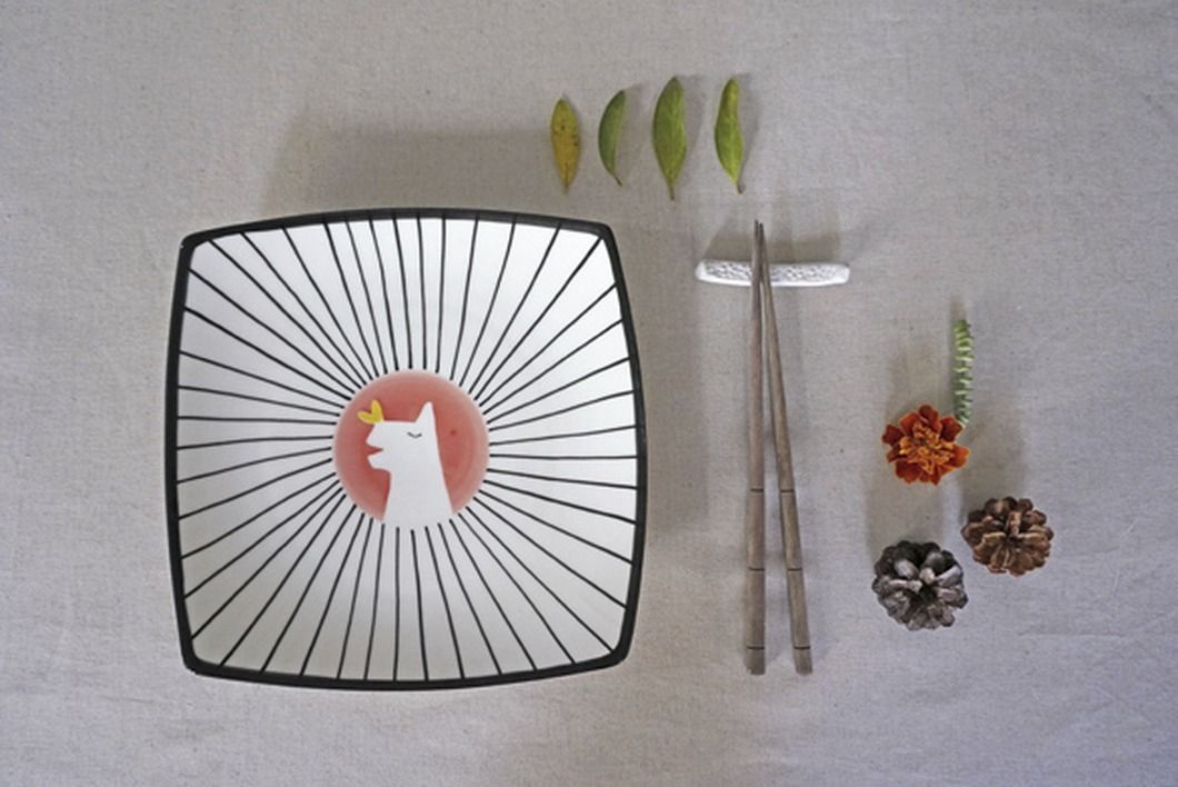 둥근사각접시, 더송스 더송스 Asian style kitchen Cutlery, crockery & glassware