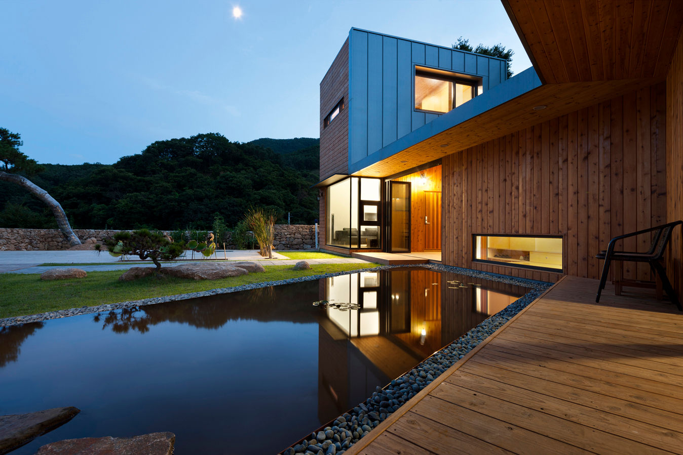 Ssangdalri House hyunjoonyoo architects 모던스타일 정원