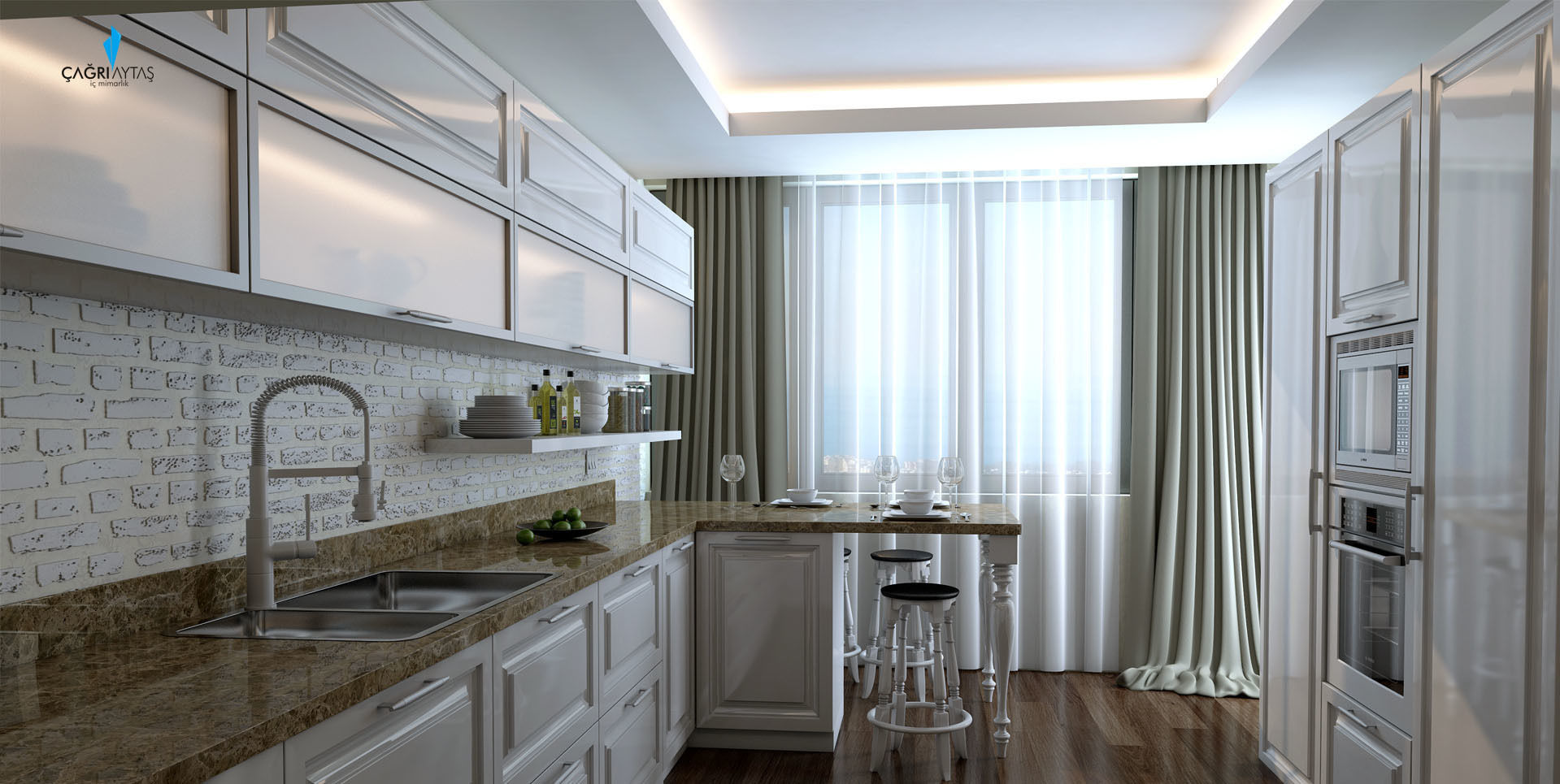 DE LIFE HOMES, Çağrı Aytaş İç Mimarlık İnşaat Çağrı Aytaş İç Mimarlık İnşaat Kitchen