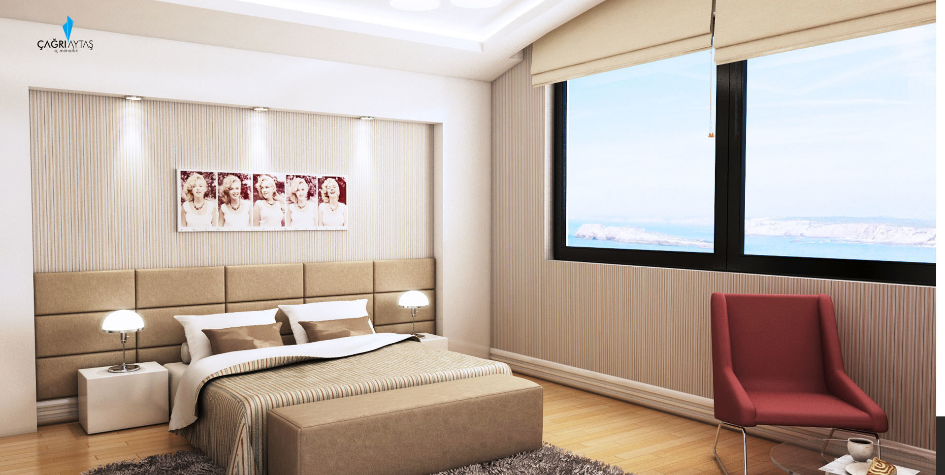 HANEDAN KONUTLARI, Çağrı Aytaş İç Mimarlık İnşaat Çağrı Aytaş İç Mimarlık İnşaat Modern Bedroom