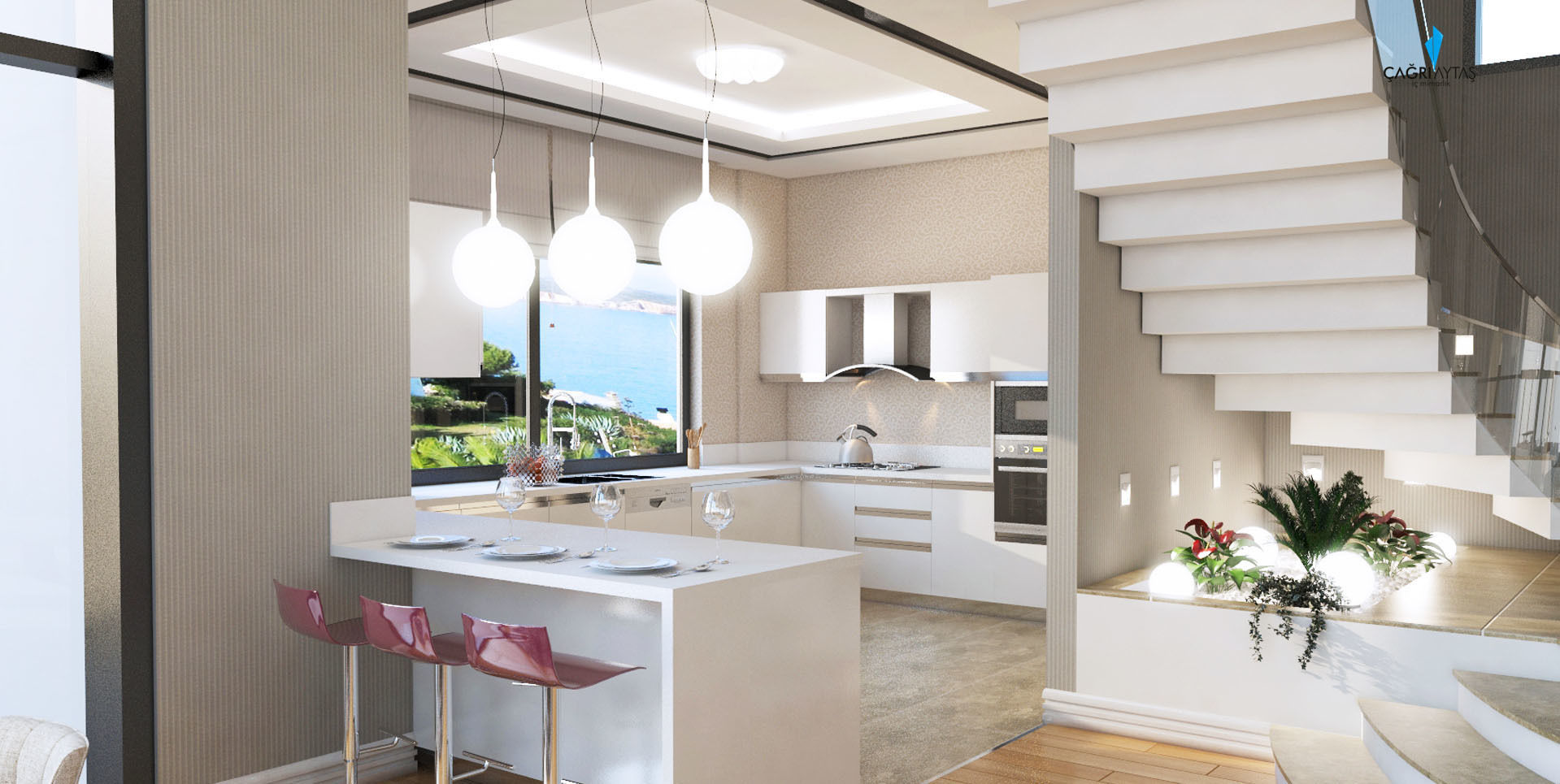 HANEDAN KONUTLARI, Çağrı Aytaş İç Mimarlık İnşaat Çağrı Aytaş İç Mimarlık İnşaat Modern style kitchen