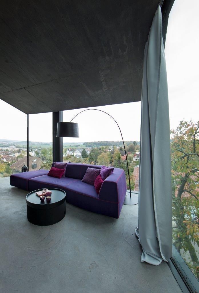 Wohnhaus Dielsdorf, L3P Architekten ETH FH SIA AG L3P Architekten ETH FH SIA AG Modern living room