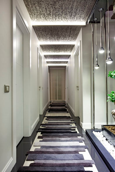 A. MORİTA EVİ ANTALYA, Mimoza Mimarlık Mimoza Mimarlık Modern corridor, hallway & stairs