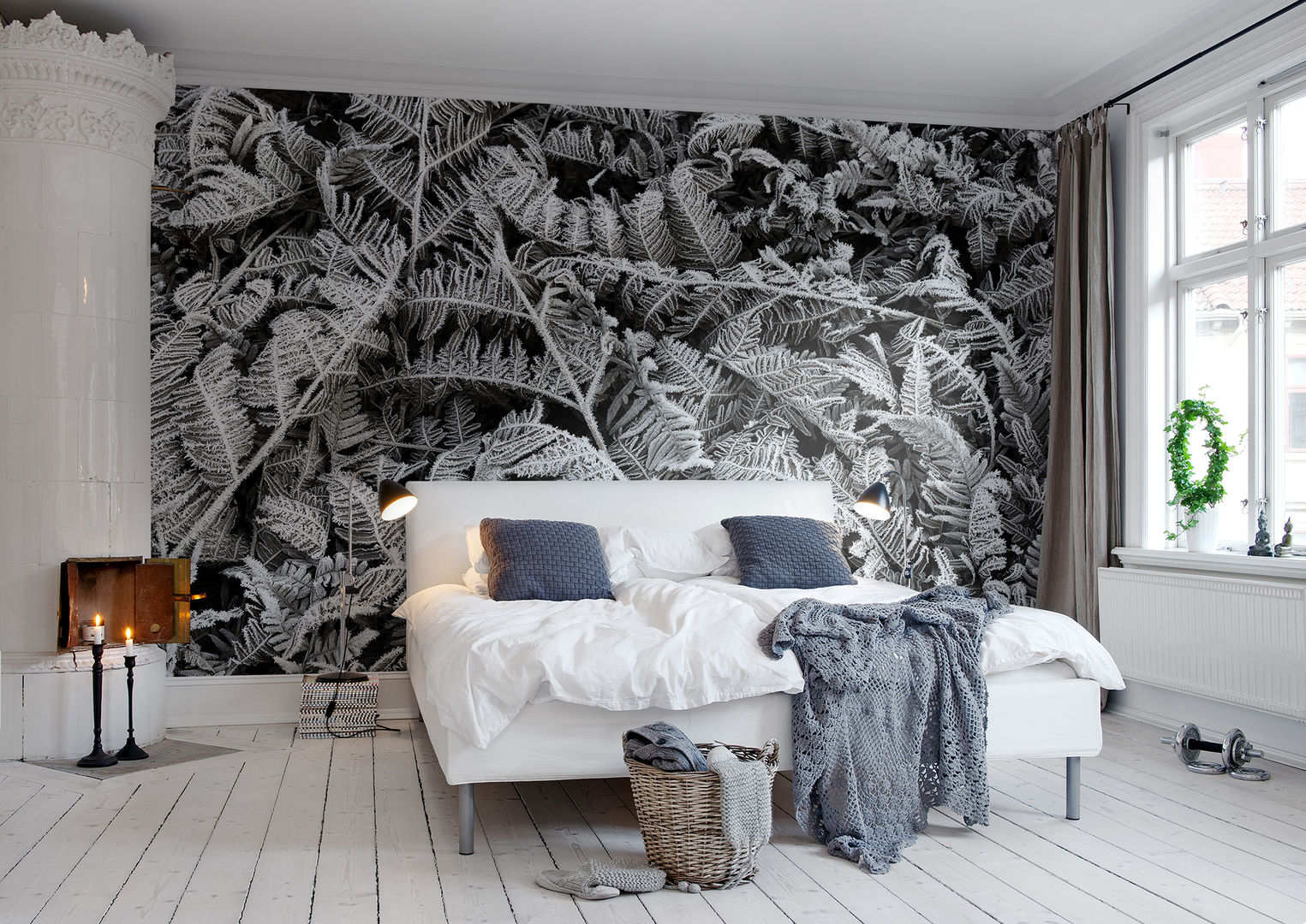 Frost Leaf homify Scandinavian style walls & floors