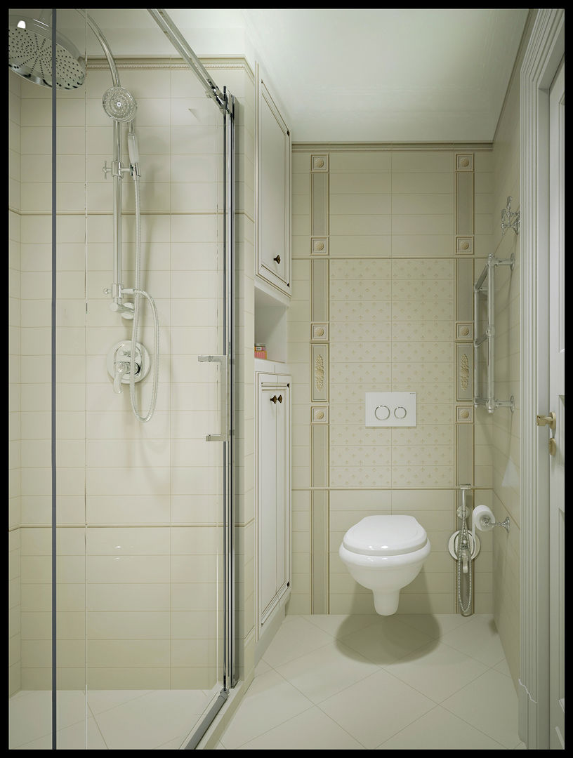 Ванная комната. Вид 2 Defacto studio Ванная в классическом стиле