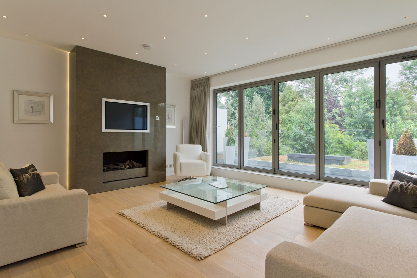 Living room DDWH Architects Minimalistische Wohnzimmer