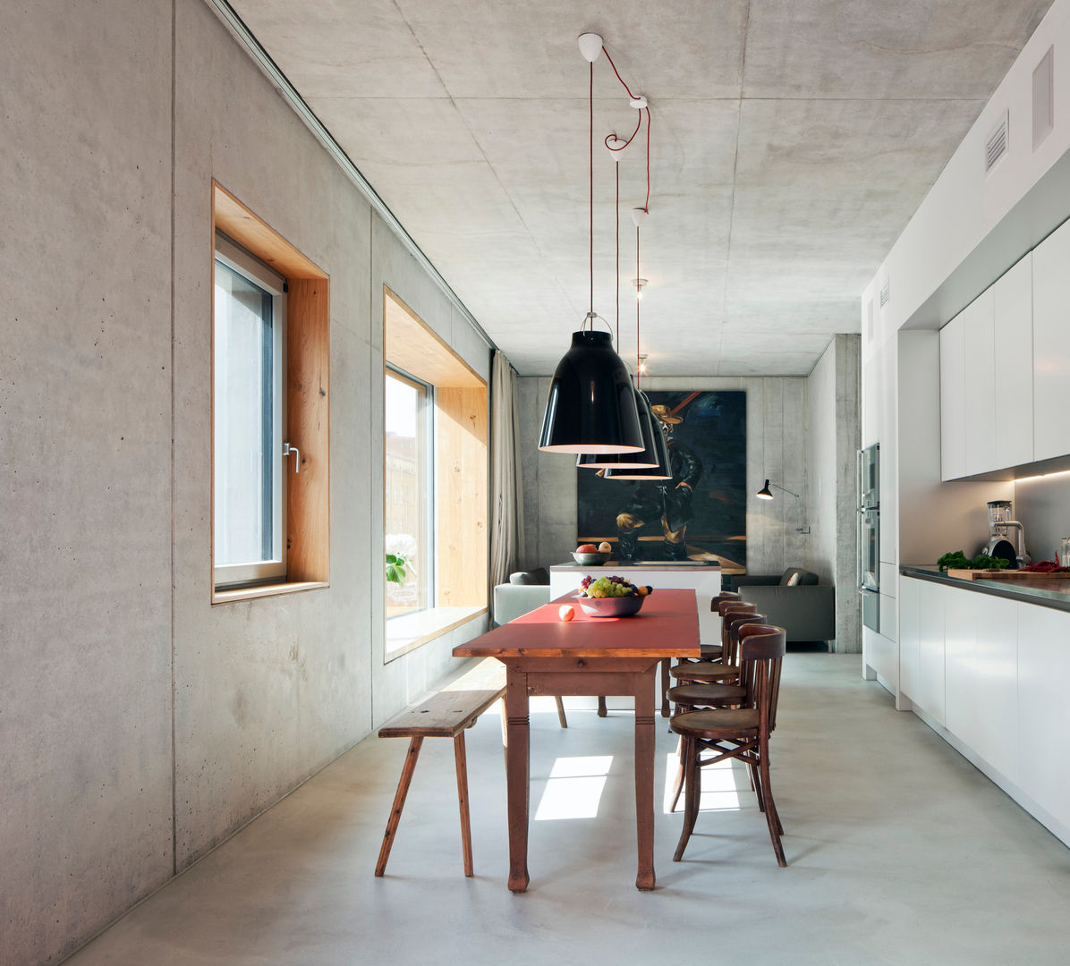 Modernes Mehrfamilienhaus im Passivhausstandard , BCO Architekten BCO Architekten Dining room