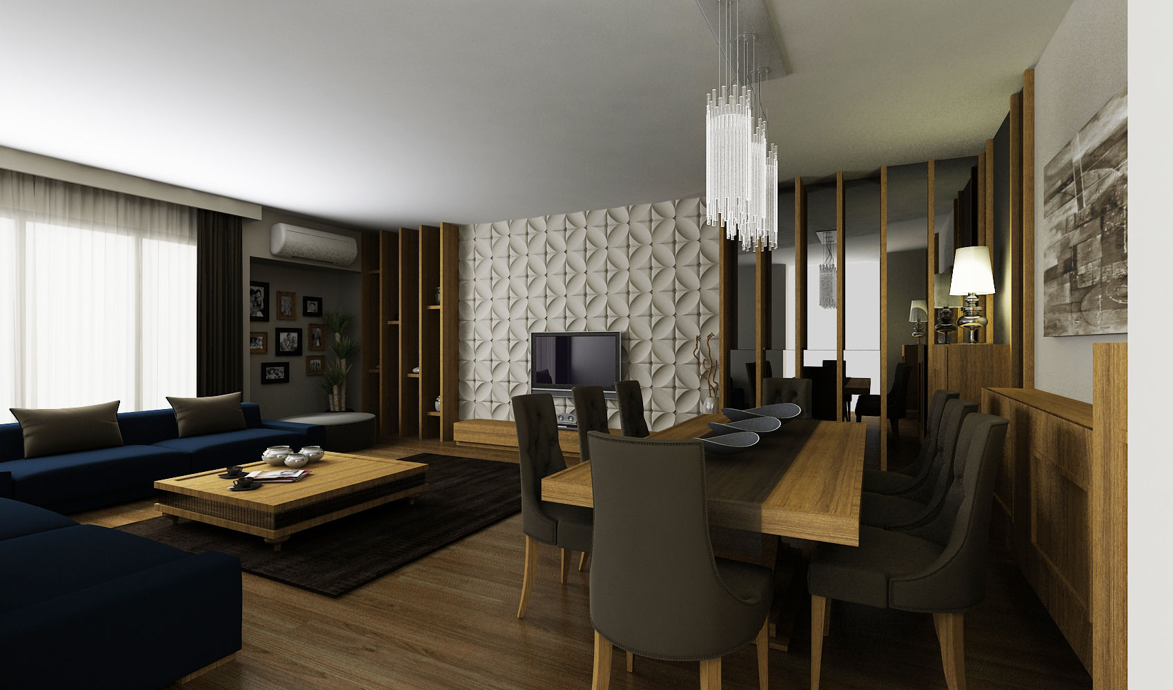 H.Y. EVİ, Niyazi Özçakar İç Mimarlık Niyazi Özçakar İç Mimarlık Modern living room