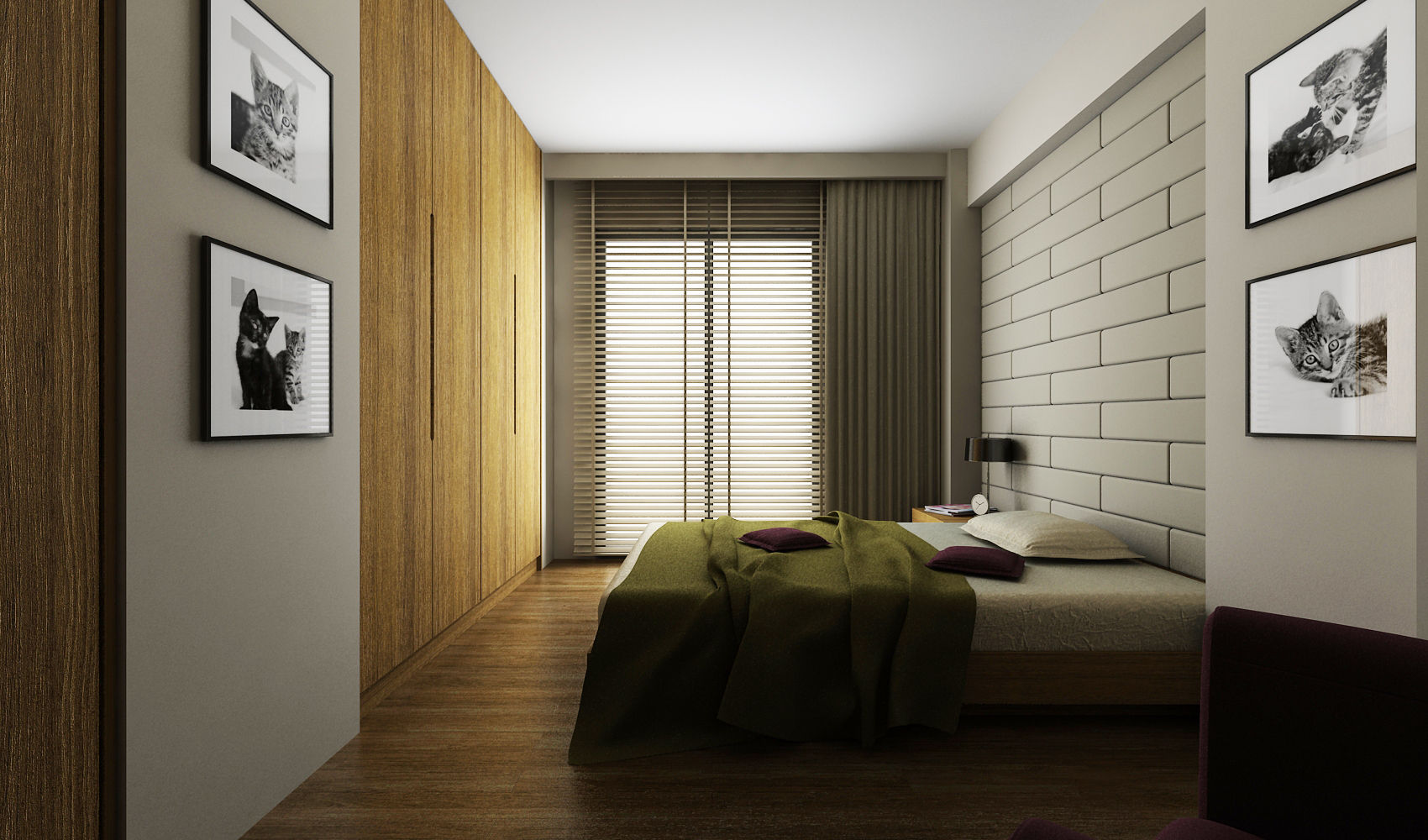 H.Y. EVİ, Niyazi Özçakar İç Mimarlık Niyazi Özçakar İç Mimarlık Modern style bedroom