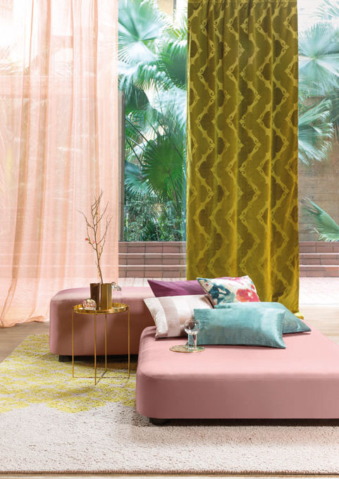 homify Puertas y ventanas de estilo tropical Cortinas