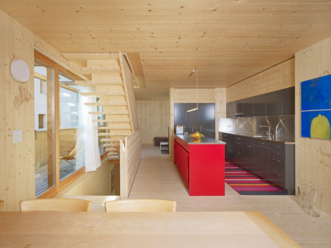 Haus Blarer CH-7503 Samedan, Blarer & Reber Architekten Blarer & Reber Architekten Modern kitchen
