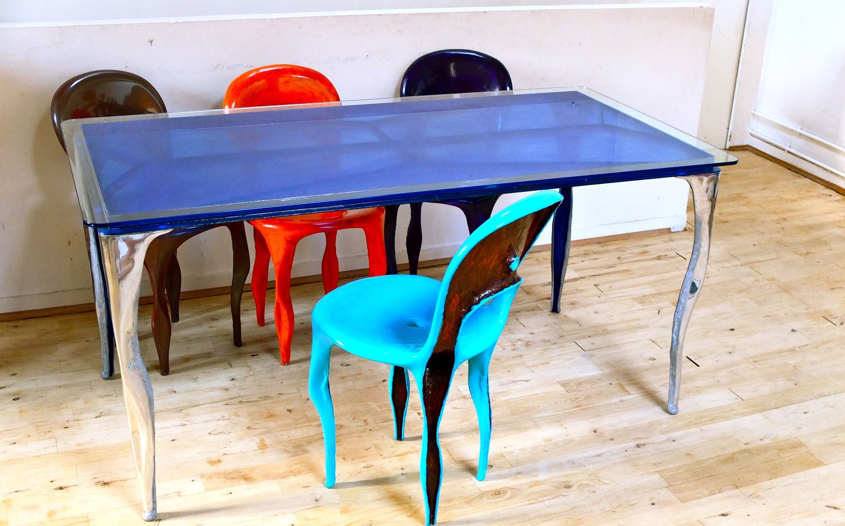table et chaises "tsébèst", Sébès Objets Sébès Objets Eklektik Evler Aksesuarlar & Dekorasyon