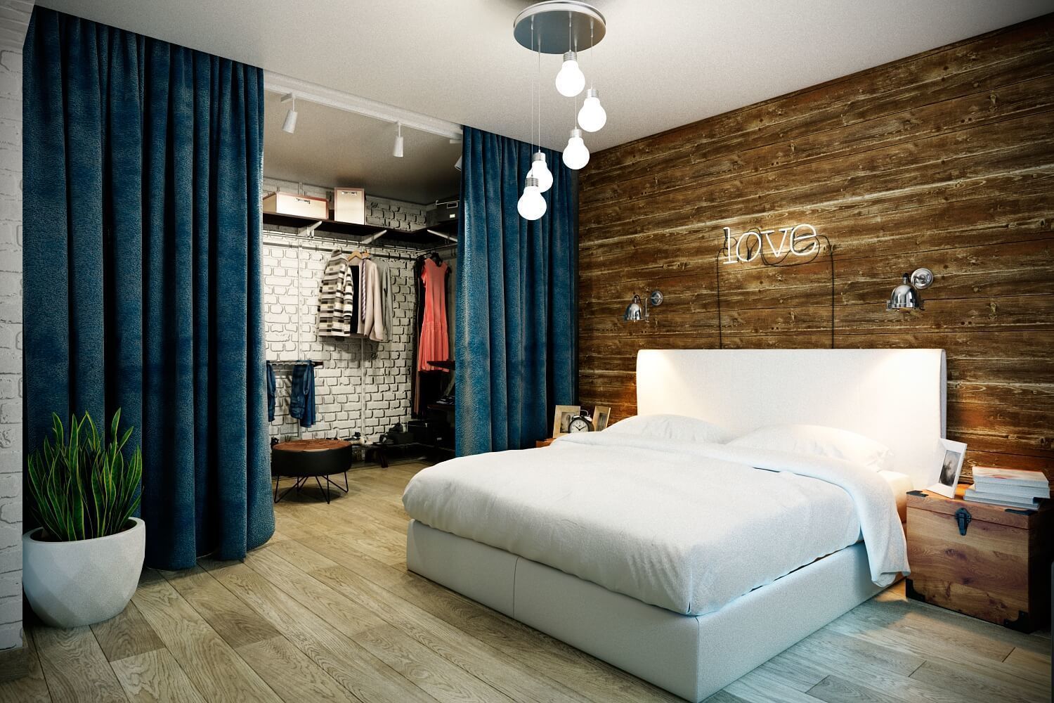 Каменный лофт, CO:interior CO:interior Industrial style bedroom