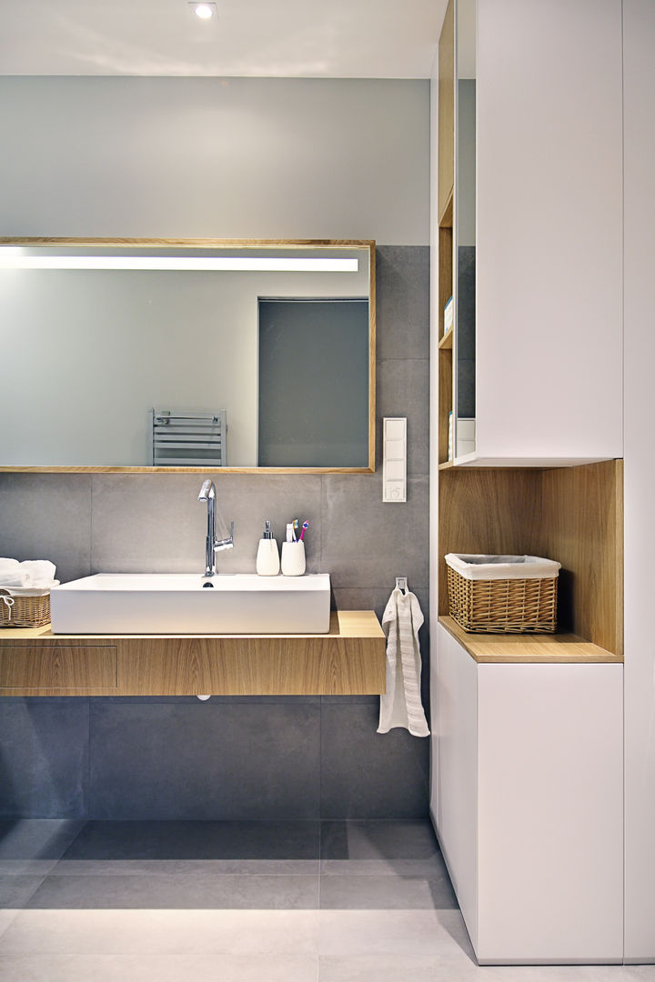 Apartament SW, PB/STUDIO PB/STUDIO Minimalist Banyo