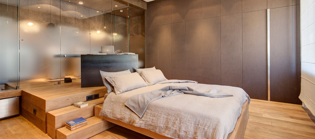 la luna sul bonsai, Andrea Bella Concept Andrea Bella Concept Dormitorios de estilo minimalista