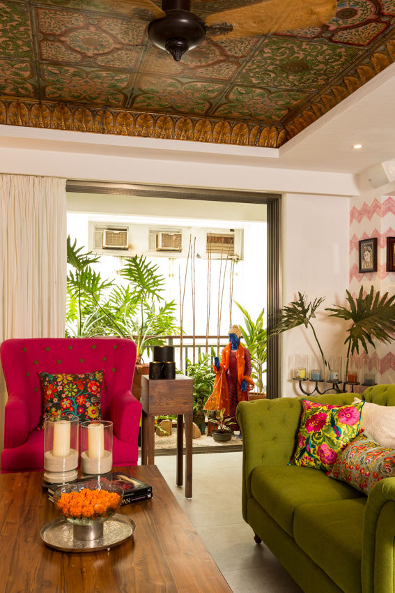 Eclectic Apartment, The Orange Lane The Orange Lane غرفة المعيشة