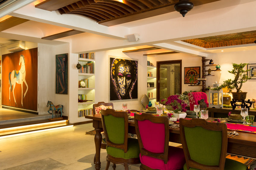 Eclectic Apartment, The Orange Lane The Orange Lane Ruang Olahraga Gaya Asia