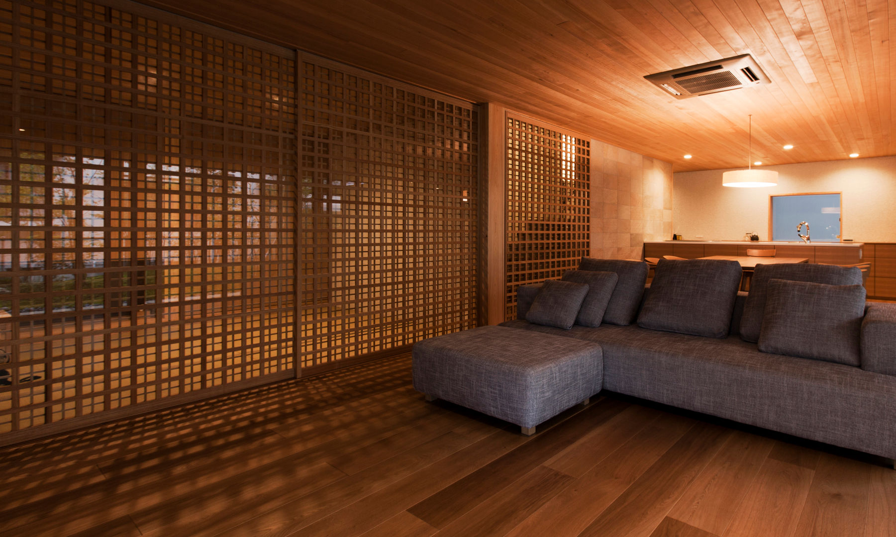 可哀荘, 宝角建築ｱﾄﾘｴ 宝角建築ｱﾄﾘｴ Asian style living room Wood Wood effect