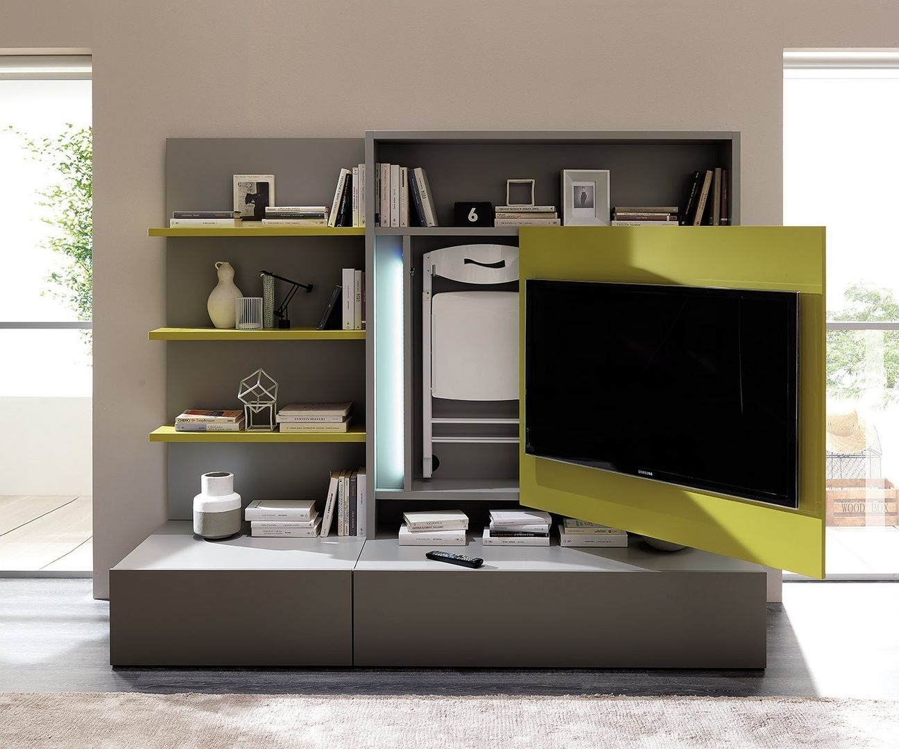 homify Living room Cupboards & sideboards