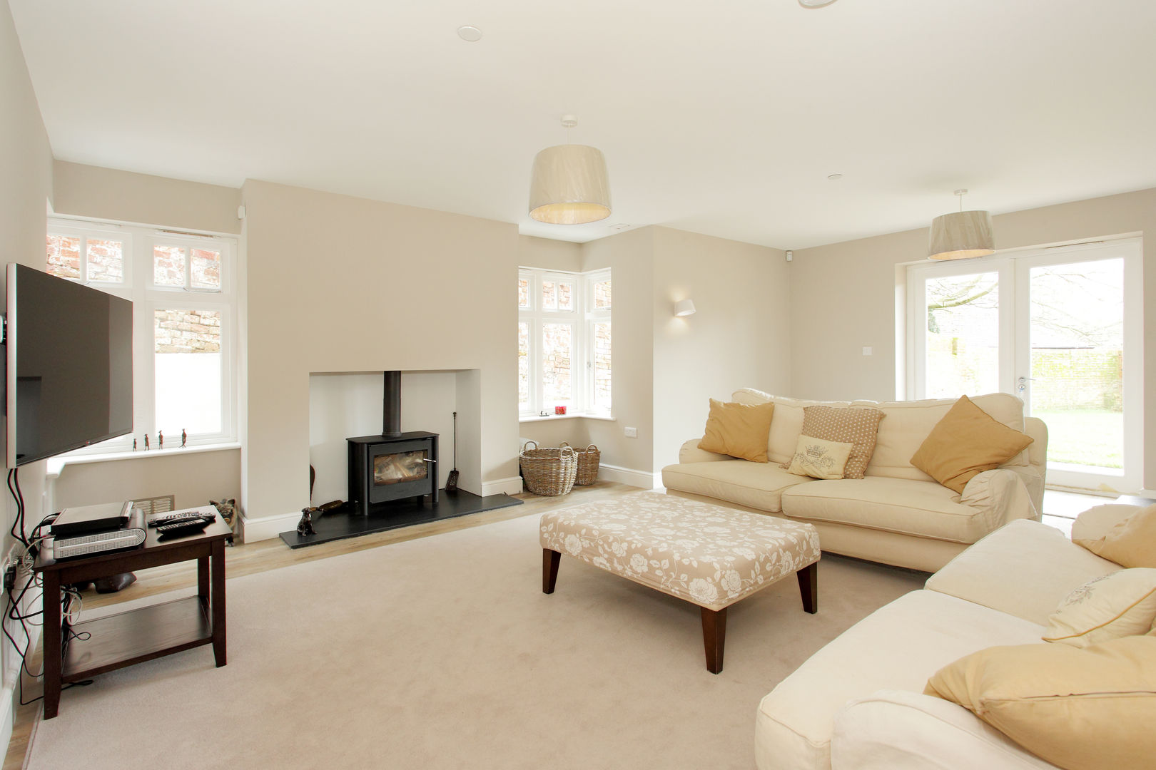 Wickham House, C7 architects C7 architects Modern living room