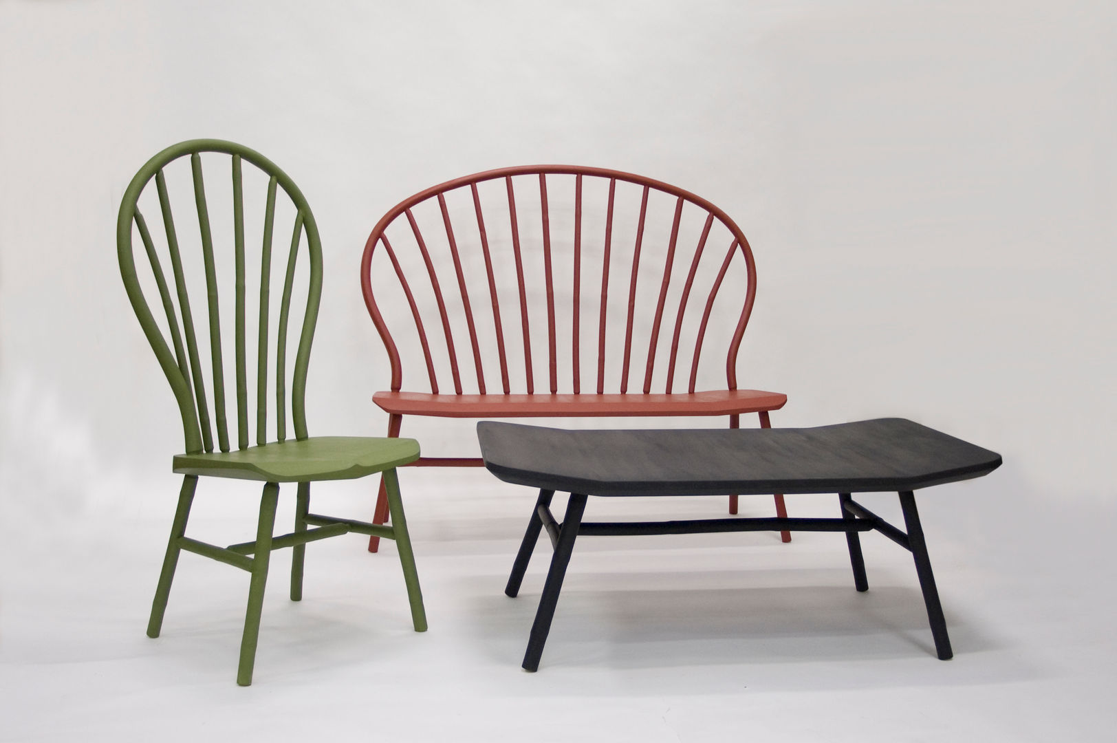 New Bamboo Furniture, Bo Reudler Studio Bo Reudler Studio غرفة المعيشة أريكة ومقاعد إسترخاء