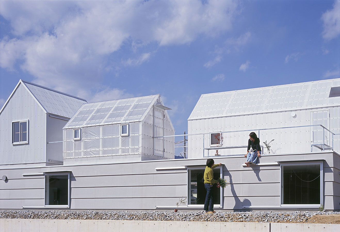 House in Yamasaki, 島田陽建築設計事務所/Tato Architects 島田陽建築設計事務所/Tato Architects Ausgefallene Häuser