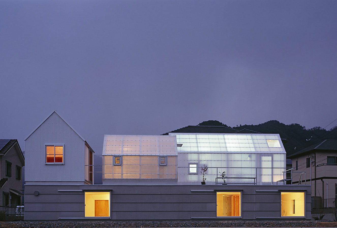 House in Yamasaki, 島田陽建築設計事務所/Tato Architects 島田陽建築設計事務所/Tato Architects Casas ecléticas