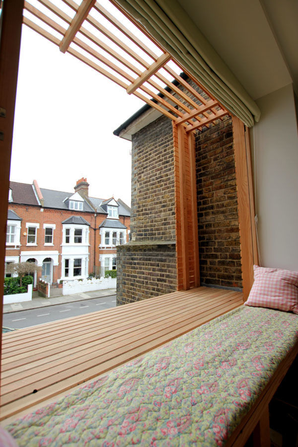 Timber window seating Affleck Property Services Bedroom