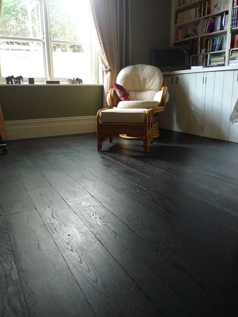 Project: Berkshire Townhouse Chaunceys Timber Flooring ห้องนั่งเล่น