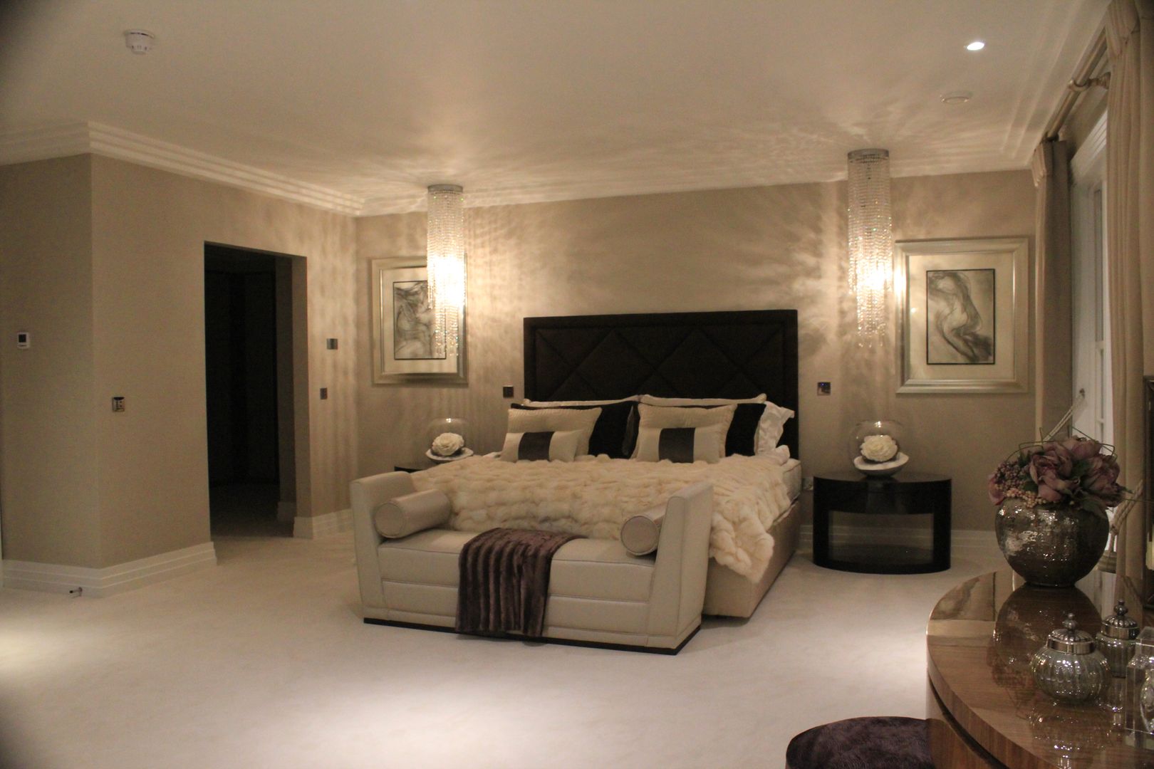 Project 5 Virginia Water, Flairlight Designs Ltd Flairlight Designs Ltd Moderne Schlafzimmer Beleuchtung