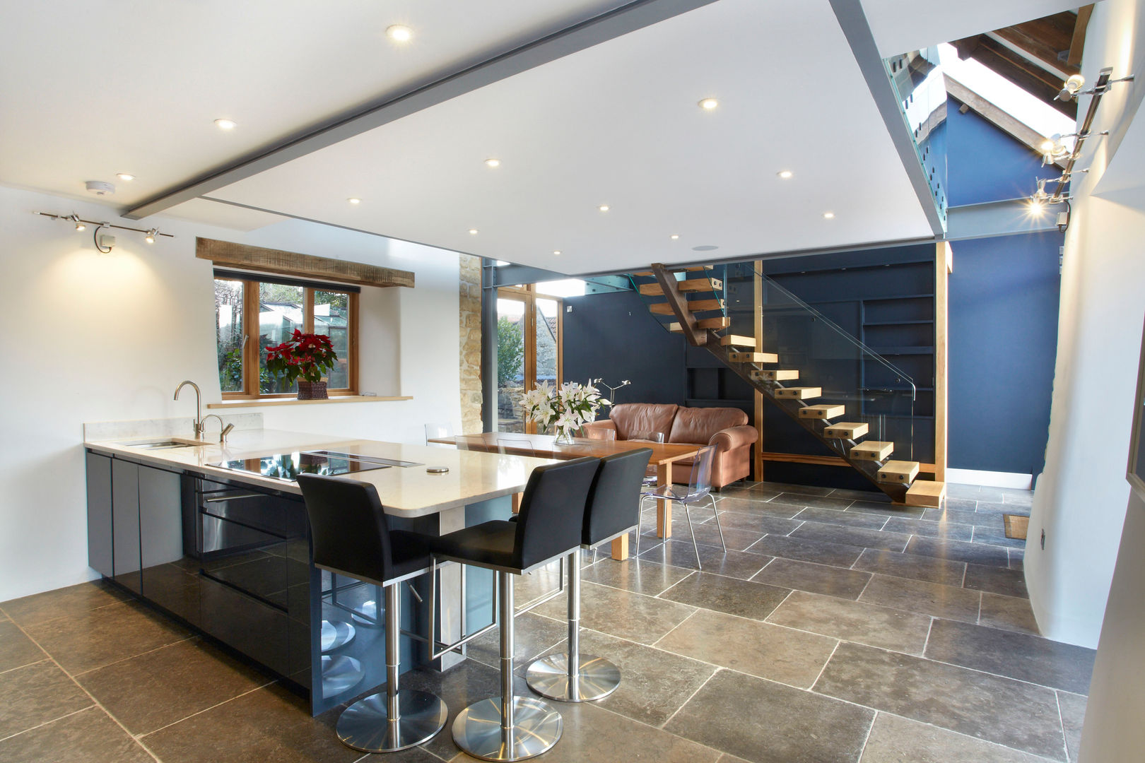 Contemporary Kitchen Hart Design and Construction Dapur Modern