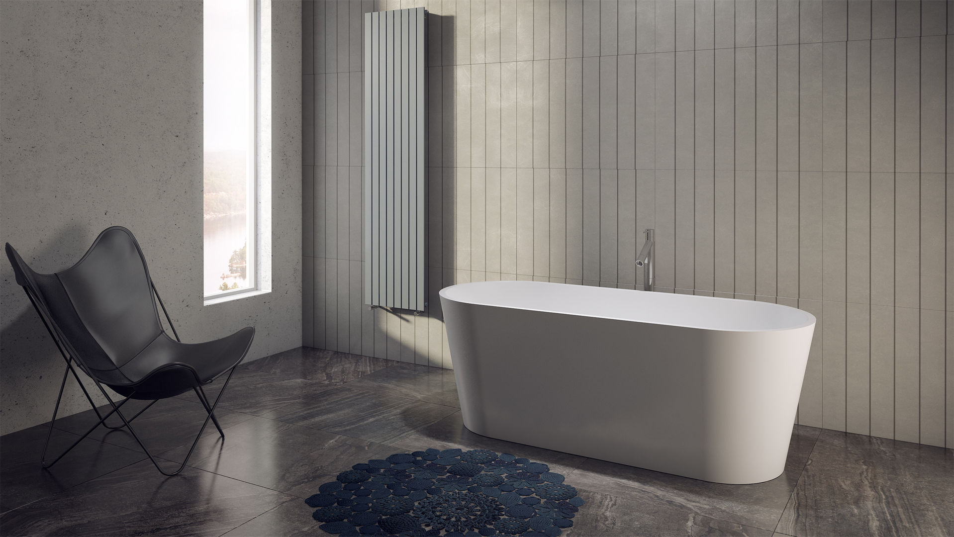 Freistehende Badewanne "KERIO" by VALLONE® Vallone GmbH Moderne Badezimmer