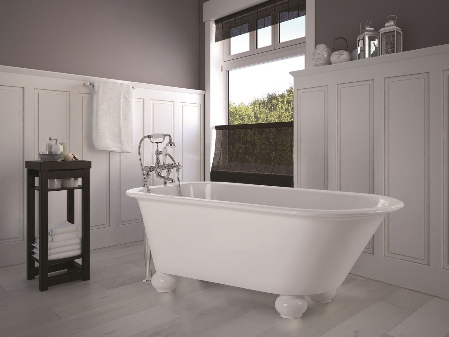 The Fitzroy Bath BC Designs Kamar Mandi Klasik Bathtubs & showers