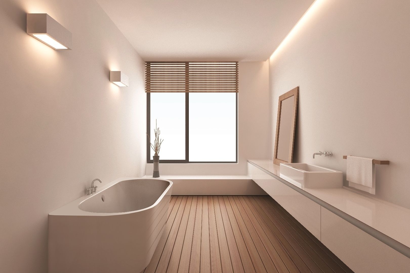 The Ancora Bath BC Designs Banheiros minimalistas Banheiras e duchas