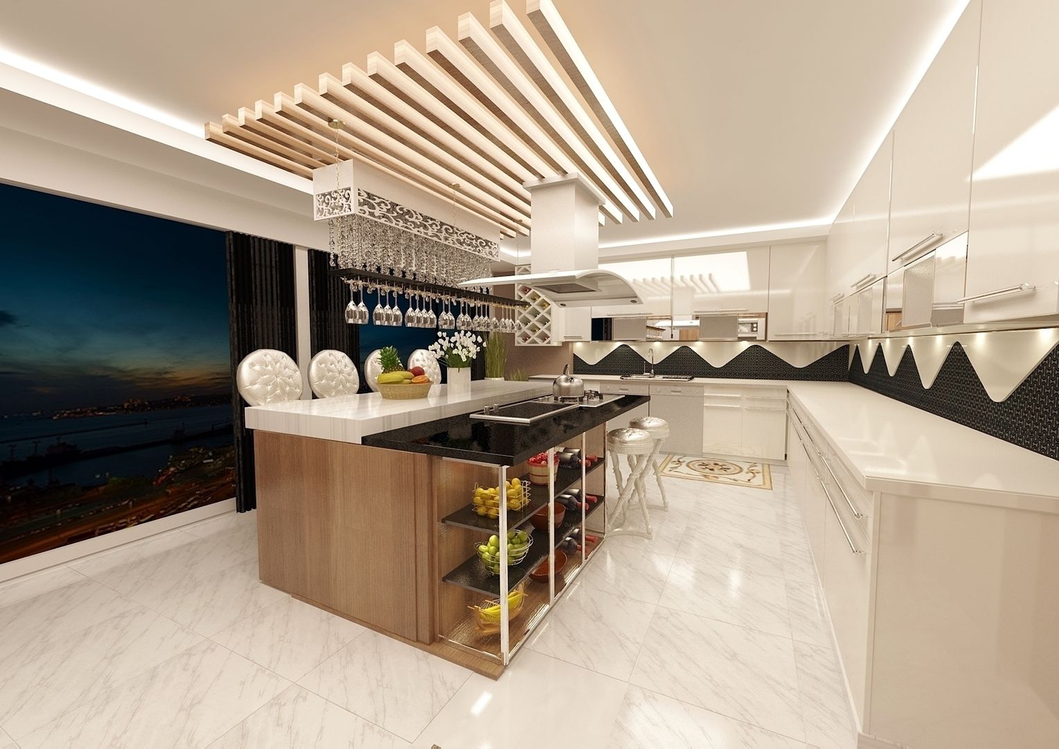 Feng Shui Uygulama, Meral Akçay Konsept ve Mimarlık Meral Akçay Konsept ve Mimarlık Modern kitchen