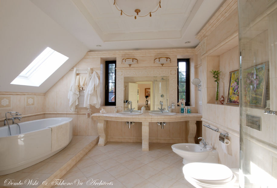 Слоновая кость и сливки, D&T Architects D&T Architects Bathroom