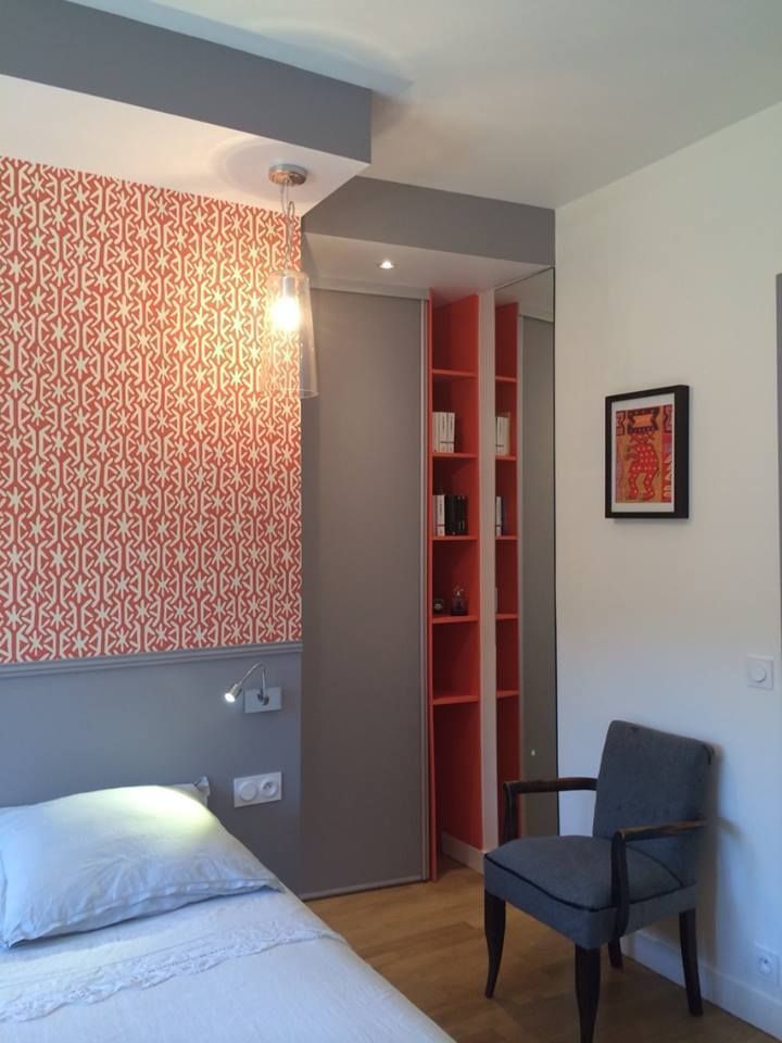 Rénovation chambre sur les quais de Lyon , Pepper Butter Pepper Butter Modern style bedroom