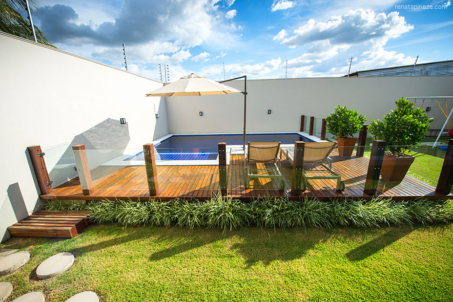 Casa das Macieiras, Rafaela Dal’Maso Arquitetura Rafaela Dal’Maso Arquitetura Piscine originale