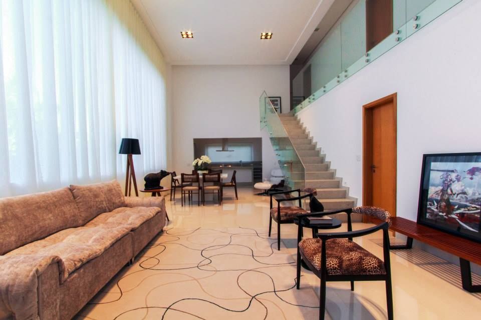 Living room Santos Arquitetura غرفة المعيشة