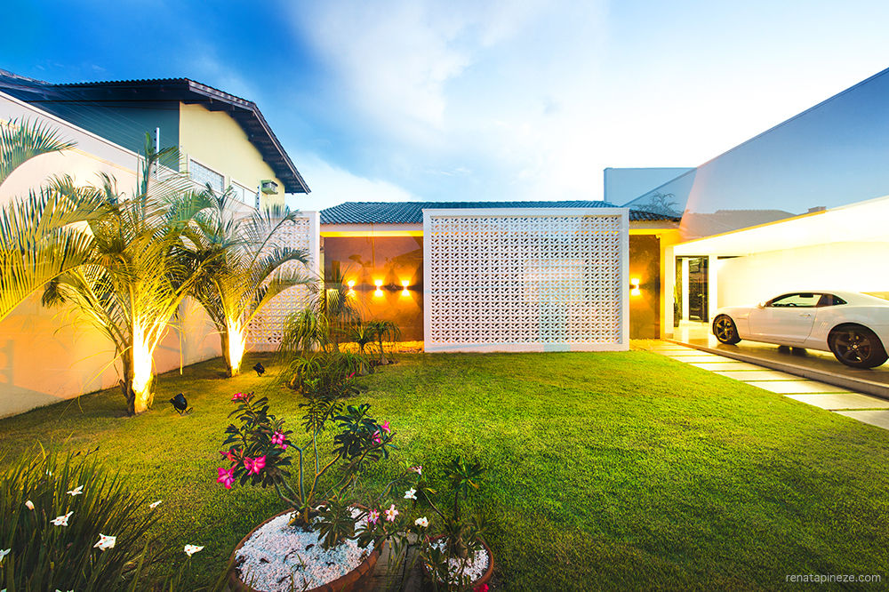 Casa das Macieiras, Rafaela Dal’Maso Arquitetura Rafaela Dal’Maso Arquitetura Casas modernas