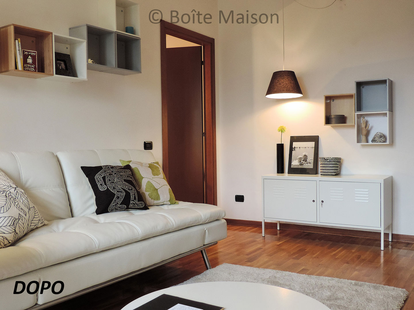 ARREDAMENTOCOMPLETO PER BILOCALE IN AFFITTO, Boite Maison Boite Maison Living room