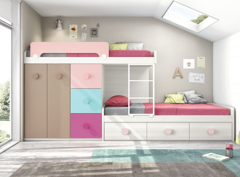 Habitación de niños homify Dormitorios infantiles modernos: Camas y cunas