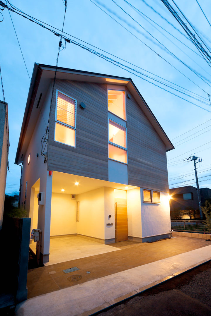 鎌倉の家, 望月建築アトリエ 望月建築アトリエ 아시아스타일 주택