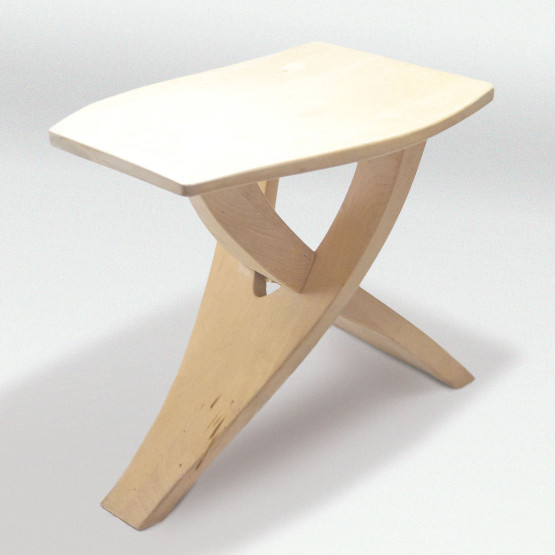 XY Stool, clement calloud designer clement calloud designer Eklektyczna jadalnia Krzesła i ławy