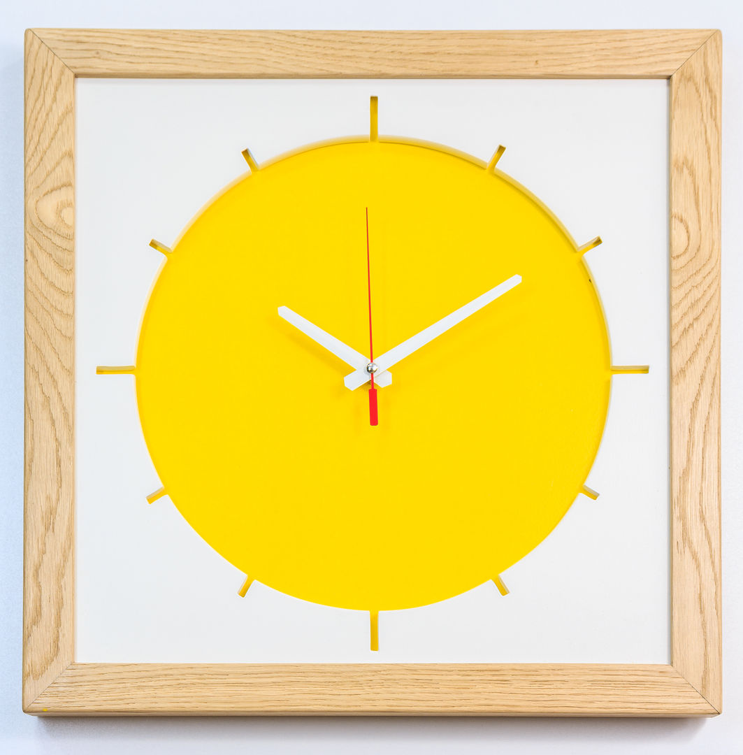 Big clock "Sun" Meble Autorskie Jurkowski Ruang Keluarga Gaya Industrial Accessories & decoration