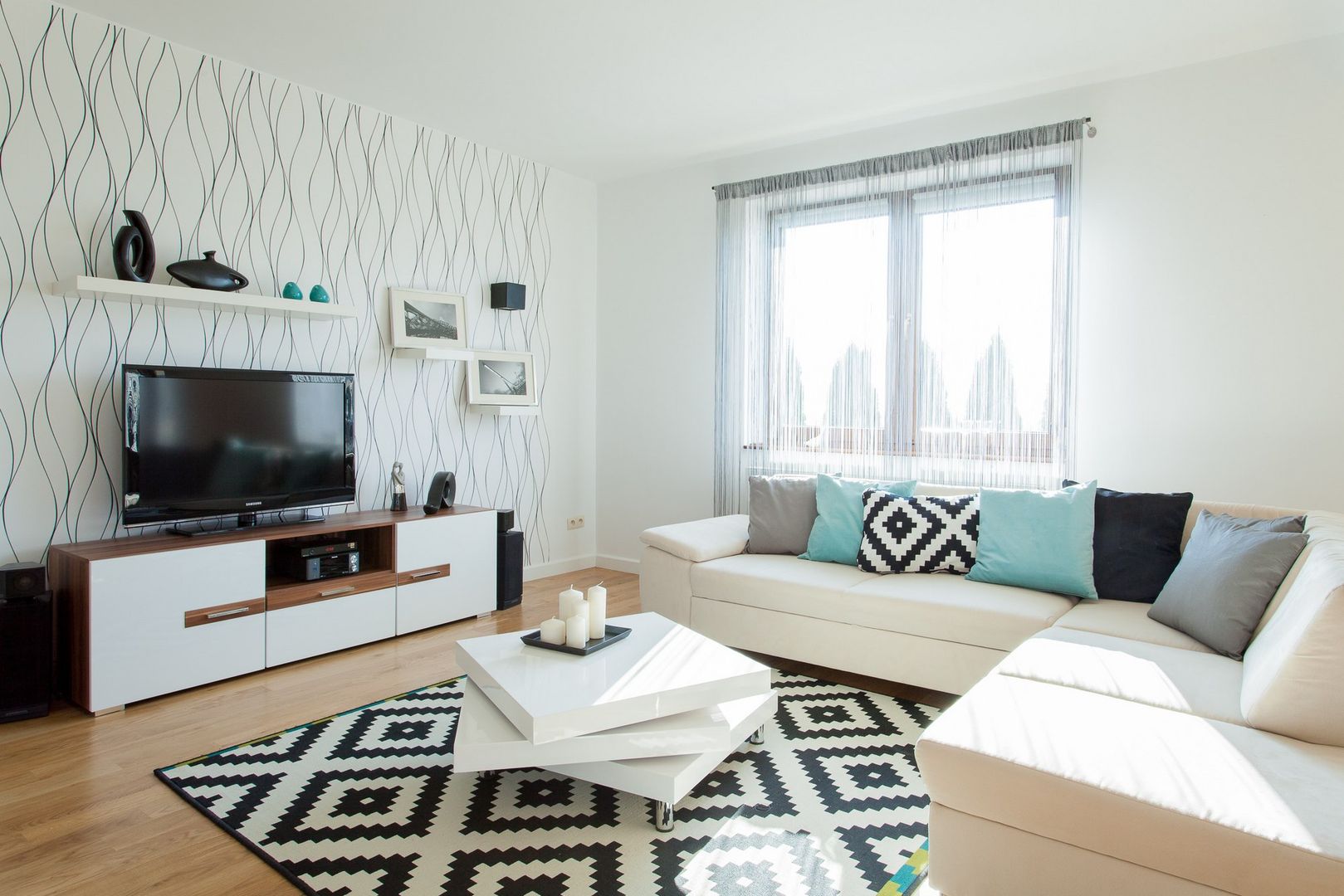 Dom z Głębokiej, home staging, Sceny Domowe Sceny Domowe Salas de estar modernas